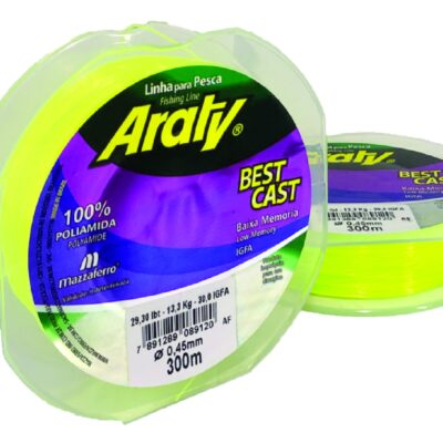 TANZA PESCA 0,50 MM. X 12 UN. ROLLO X 100 MTS. FLUO