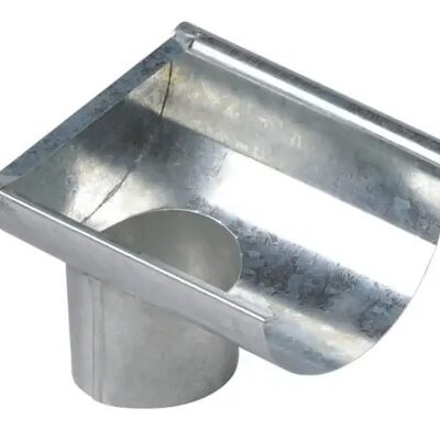 BOQUETAS MEDIA CAÑA DERECHA DE 15 CM. ZINC