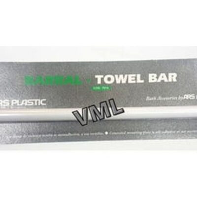 TOALLERO BARRAL LARGO BLANCO PLASTICO