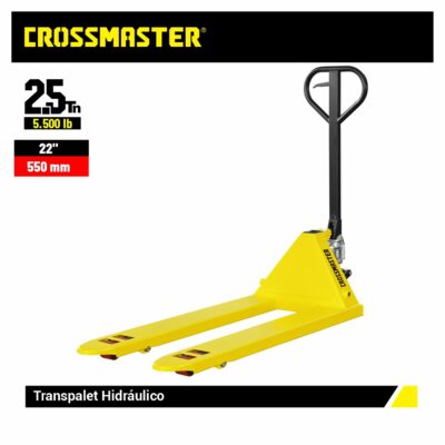 TRANSPALET HIDRAULICO 2500 KG. . `CROSS`