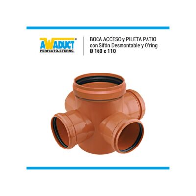 BOCA ACCESO 160 X 110 CIEGA PVC