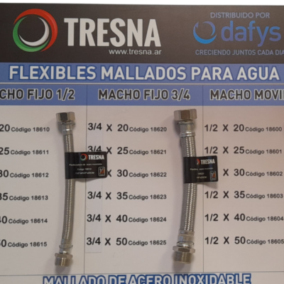 EXHIBIDOR FLEXIBLES MALLADOS "TRESNA"