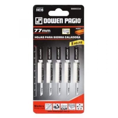HOJA CALAR P/MADERA Z- 7 E-U X 5 UN. `DOWEN`